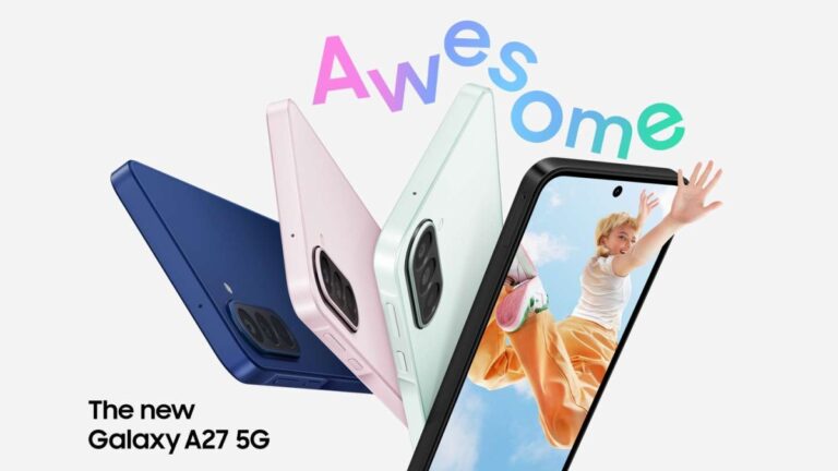 Le Samsung Galaxy A27 5G arrive avec des cadres plus fins et une caméra perforée