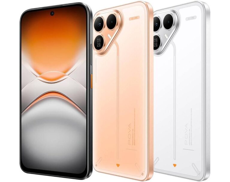 Le nouveau Tecno Pova 8 dispose d&rsquo;une batterie de 8 000 mAh et d&rsquo;un affichage Alive Matrix à l&rsquo;arrière