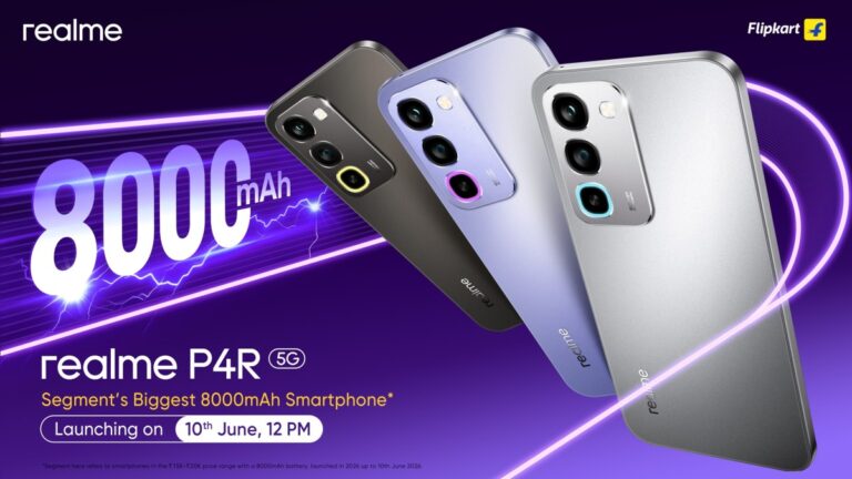 Les spécifications clés, la conception, la fourchette de prix et la date de lancement du Realme P4R révélées