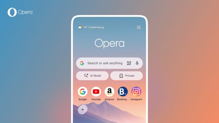 Opera pour Android mis à jour avec une nouvelle page de démarrage et un nouveau hub de football
