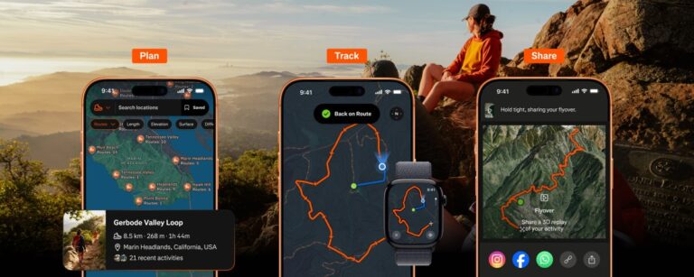 Strava bénéficie de styles de carte améliorés, d&rsquo;une sauvegarde d&rsquo;itinéraire et d&rsquo;alertes hors itinéraire