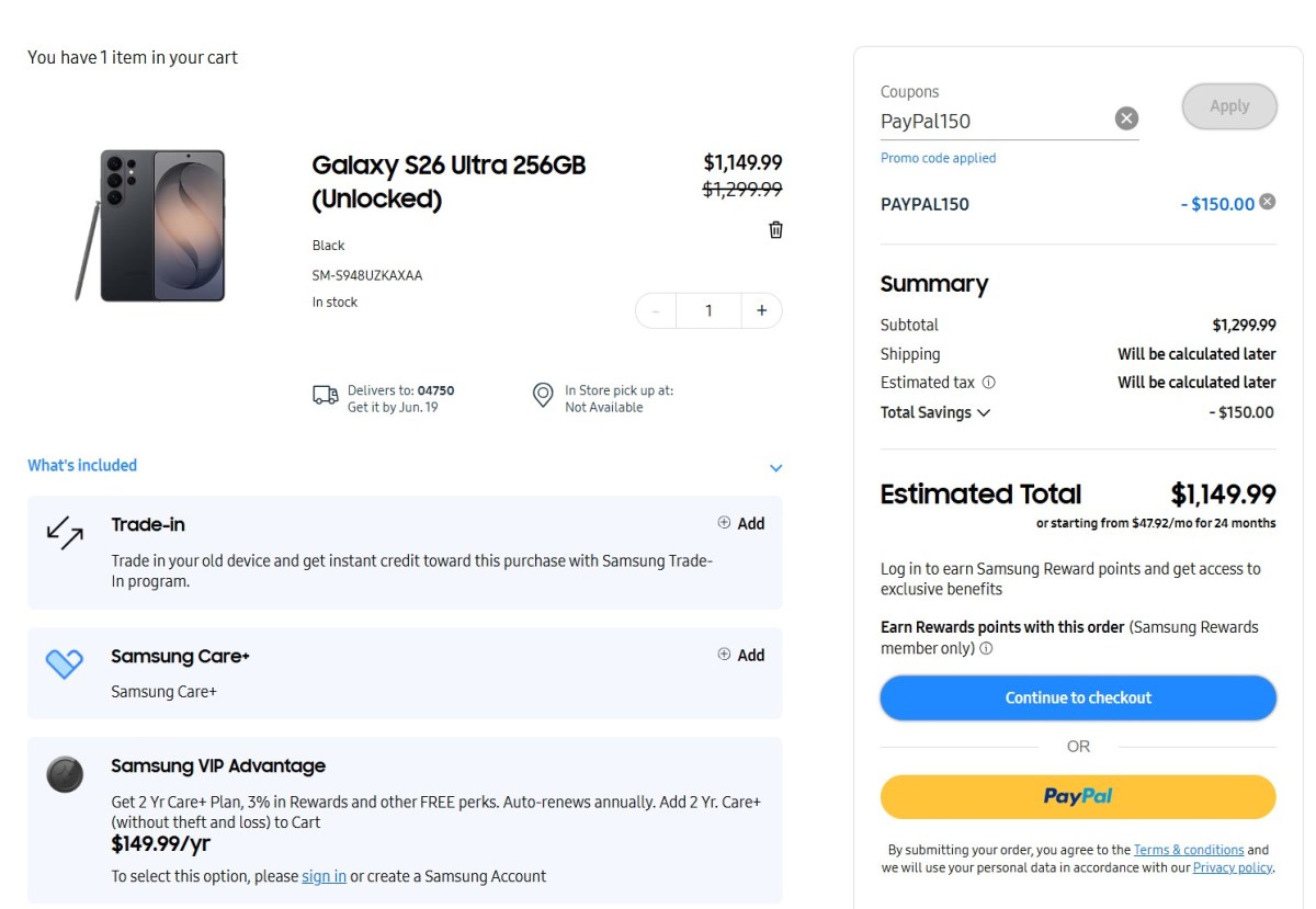 Voici comment obtenir 150 $ de réduction sur le Galaxy S26 Ultra sur Samsung.com