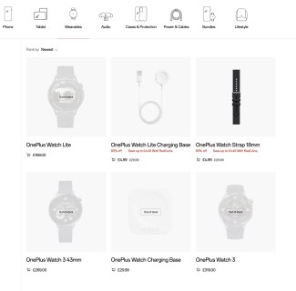 Tablettes et appareils portables OnePlus en rupture de stock sur OnePlus UK
