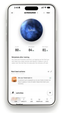 L'Ultra-Sphère est un élément clé de la mise à jour Emerald de l'application Ultrahuman.