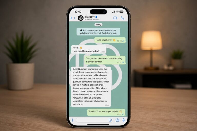 ChatGPT est de retour dans WhatsApp en Europe grâce à la Commission européenne