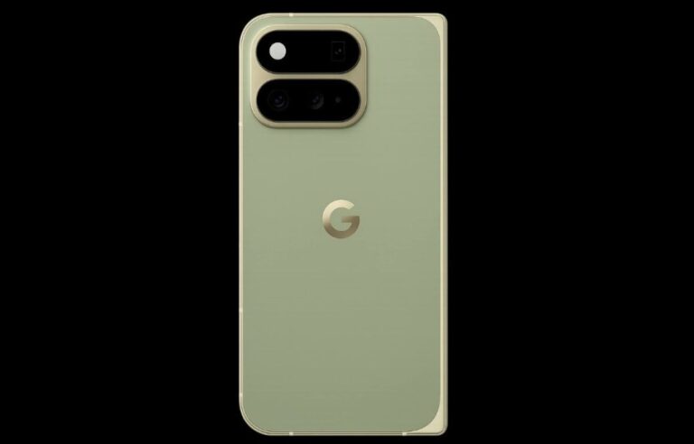 Google Pixel 11 Pro Fold fuit dans une nouvelle teinte Pine