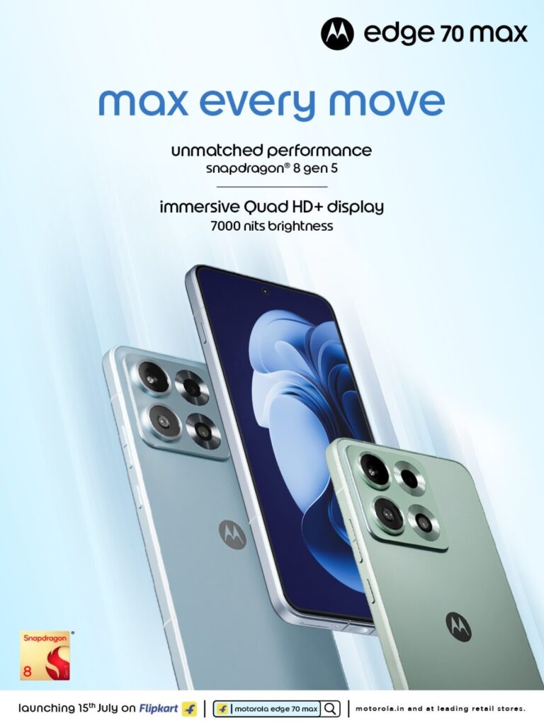 La date de lancement du Motorola Edge 70 Max et les spécifications clés révélées