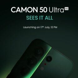 La date de lancement du Tecno Camon 50 Ultra en Inde annoncée