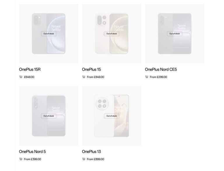 Les appareils OnePlus sont en rupture de stock sur un autre marché