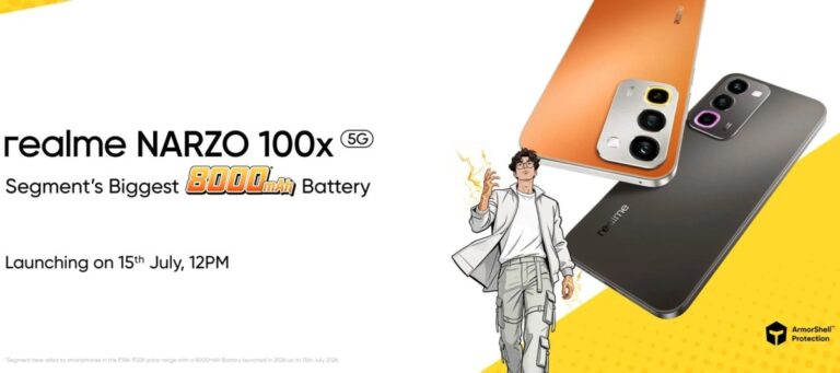 Les spécifications, le segment de prix et la date de lancement du Realme Narzo 100x révélés