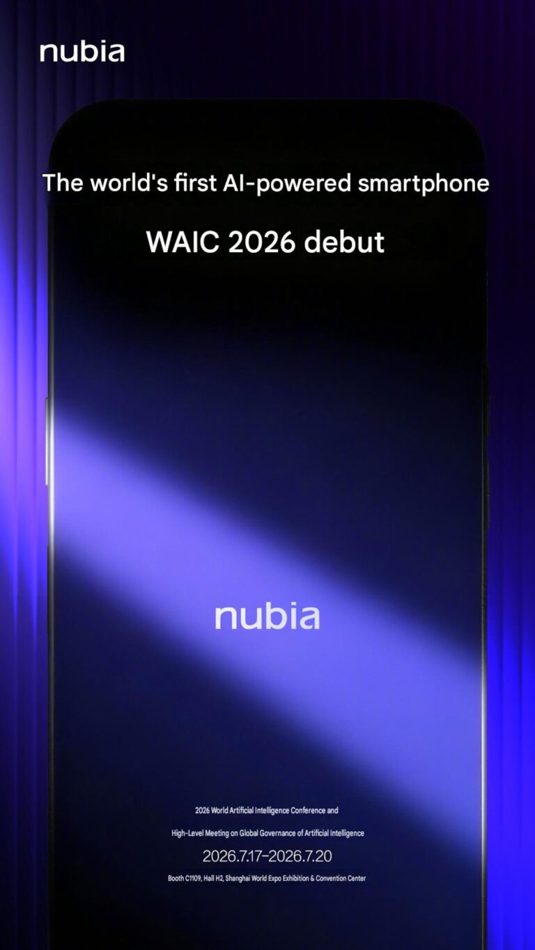Nubia lance un smartphone avec agent IA plus tard ce mois-ci