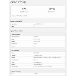 Oppo A7 Pro Max vient peut-être d&rsquo;exécuter Geekbench, confirmant sa quantité de SoC et de RAM
