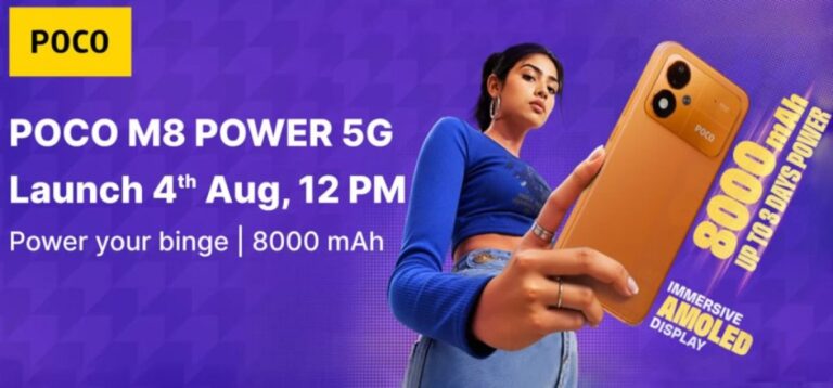 Poco M8 Power fera ses débuts la semaine prochaine avec une batterie de 8 000 mAh