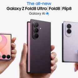 Récapitulatif de la couverture des séries Samsung Galaxy Fold8 et Z Flip8