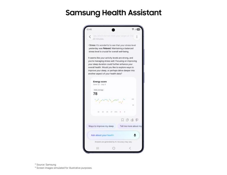 Samsung dévoile un assistant de santé basé sur l&rsquo;IA