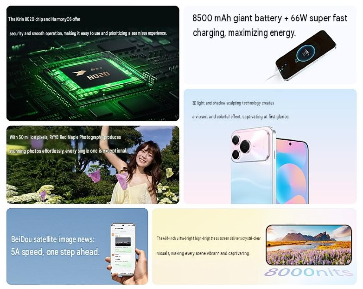Huawei nova 16 SE sera lancé la semaine prochaine aux côtés des nouveaux MatePad Pro et MateBook Fold