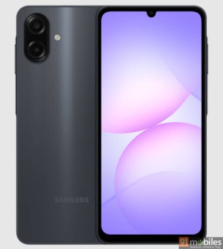 Image et spécifications du Samsung Galaxy A07 de la console Google Play