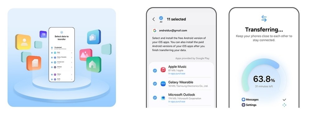 Le Smart Switch mis à jour de Samsung est plus facile à utiliser et copie plus de données