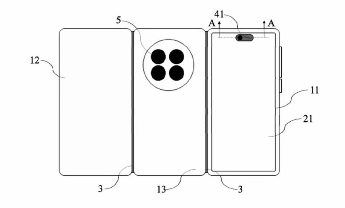 La conception du brevet du Huawei Mate XT2 a été divulguée
