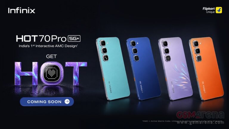 Annonce du calendrier de lancement d&rsquo;Infinix Hot 70 Pro en Inde et options de couleurs révélées