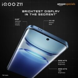 Batterie et écran de l&rsquo;Indian iQOO Z11 détaillés, segment de prix confirmé
