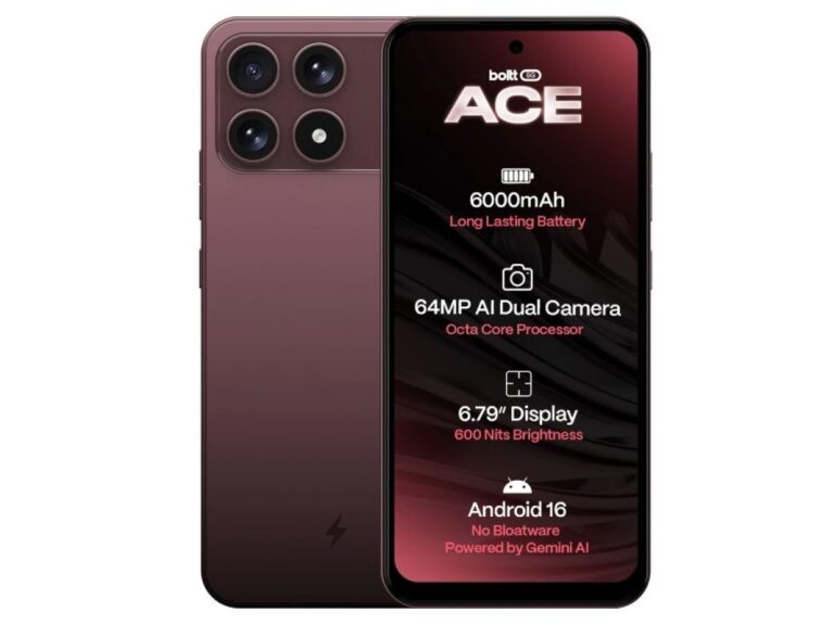 Boltt Ace 5G et Evo 4G font leurs débuts avec des batteries de 6 000 mAh et des prix abordables