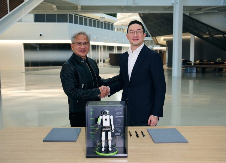 LG s&rsquo;associe à Nvidia pour construire des robots et du matériel alimentés par l&rsquo;IA pour les voitures autonomes
