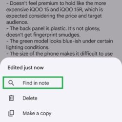 La fonctionnalité de recherche « Rechercher dans la note » de Google Keep est déployée pour les utilisateurs d&rsquo;Android