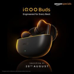 Lancement des écouteurs iQOO Buds TWS le 20 août