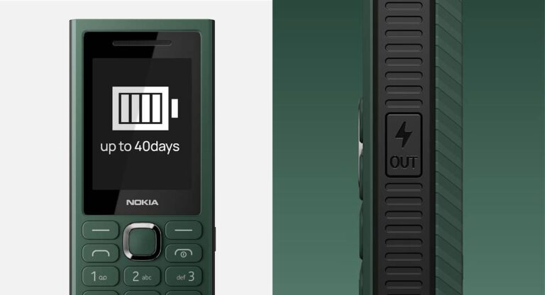 Le nouveau Nokia 300 Charge dispose d&rsquo;un bouton de mise hors tension dédié et d&rsquo;une batterie de 3 700 mAh