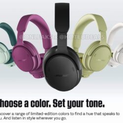 Les fuites de rendus Bose QuietComfort (2e génération) révèlent un design rafraîchi et des options de couleur