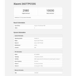 Poco F9 Ultra exécute Geekbench confirmant son chipset et sa quantité de RAM
