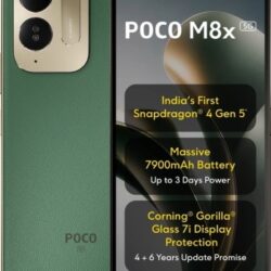 Poco M8x arrive avec le SoC Snapdragon 4 Gen 5, un écran 120 Hz et une batterie de 7 900 mAh