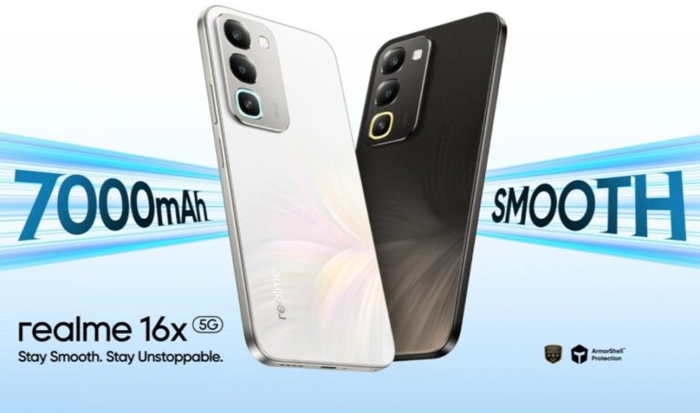 Realme 16x arrive avec le SoC Dimensity 6300, un écran 144 Hz et une batterie de 7 000 mAh