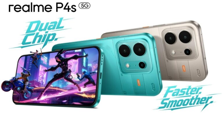 Realme P4s arrive avec un écran 144 Hz, une double puce et une batterie de 8 000 mAh