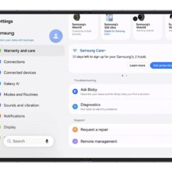 Samsung détaille le nouveau menu Garantie et entretien dans One UI 9
