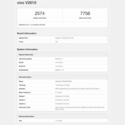 vivo X500 Pro Max repéré sur Geekbench avant le lancement