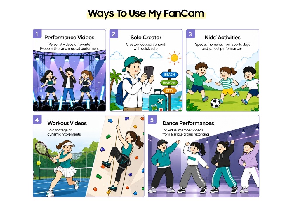 L'équipe derrière My FanCam du Galaxy Z8 explique comment fonctionne la fonctionnalité et ce qui l'a inspirée