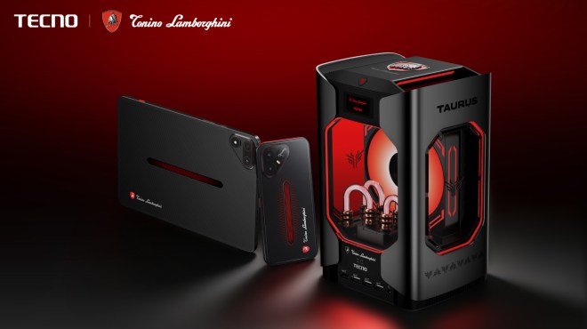 Tecno et Lamborghini ont conçu une tablette, un téléphone et un PC de jeu