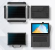 L'ordinateur portable Oukitel RG14-P dispose d'un panneau solaire et d'une batterie remplaçable à chaud