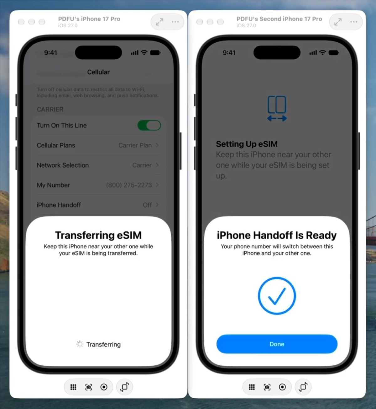 Cette fonctionnalité iOS 27 vous permettra d'utiliser un numéro de téléphone sur deux iPhones