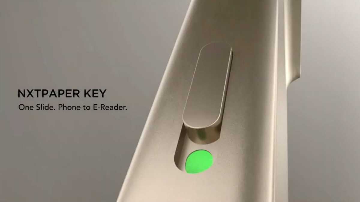 Tous les téléphones NxtPaper ont ce curseur