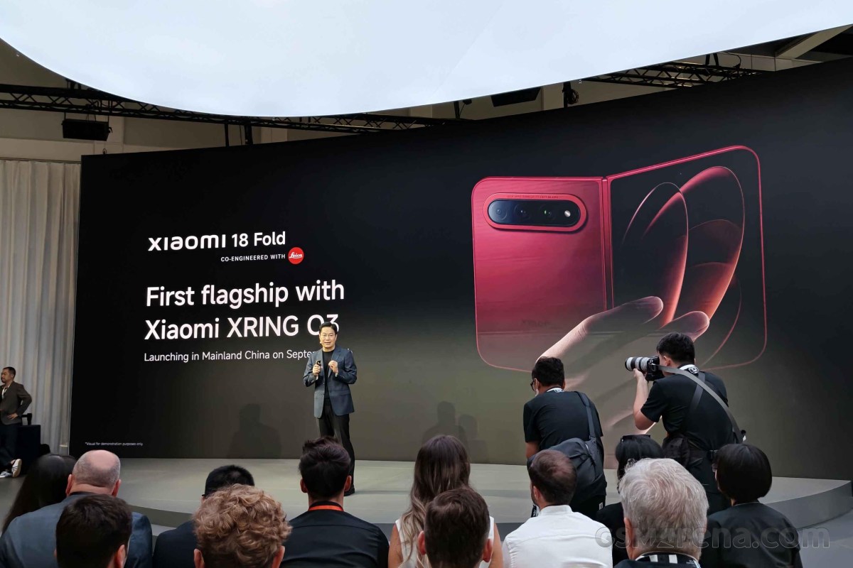Xiaomi 18 Fold avec puce XRING O3 présenté à l'IFA 2026