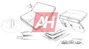 Croquis de conception du large pliable de Motorola