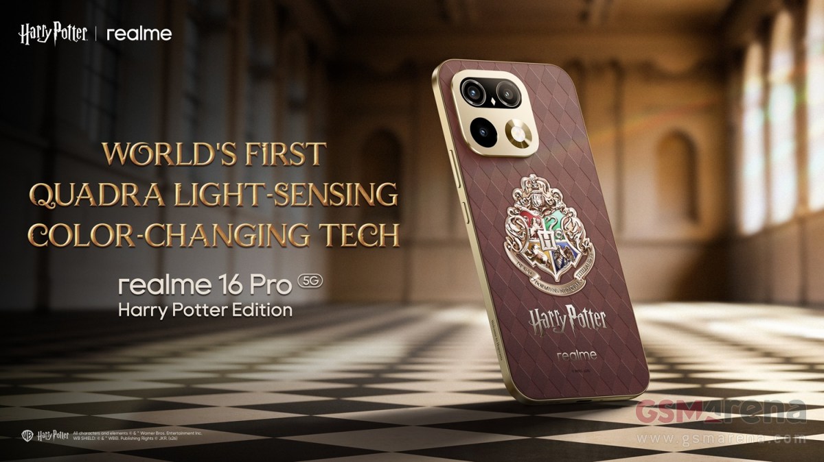 Realme 16 Pro et Buds T500 Pro Harry Potter Edition dévoilés avant le lancement