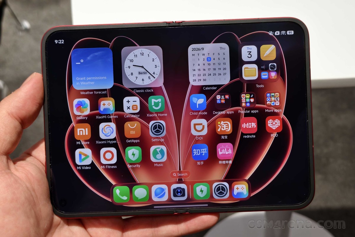 Xiaomi 18 Fold pratique