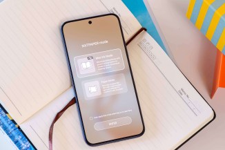 Actionnez l'interrupteur et choisissez votre affichage NxtPaper