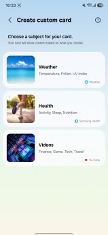 Création de cartes Now Brief personnalisées sur le Galaxy S26 FE
