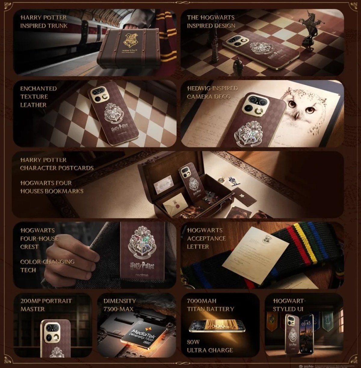 Realme 16 Pro Harry Potter Edition fait ses débuts avec la technologie de changement de couleur à détection de lumière quadra
