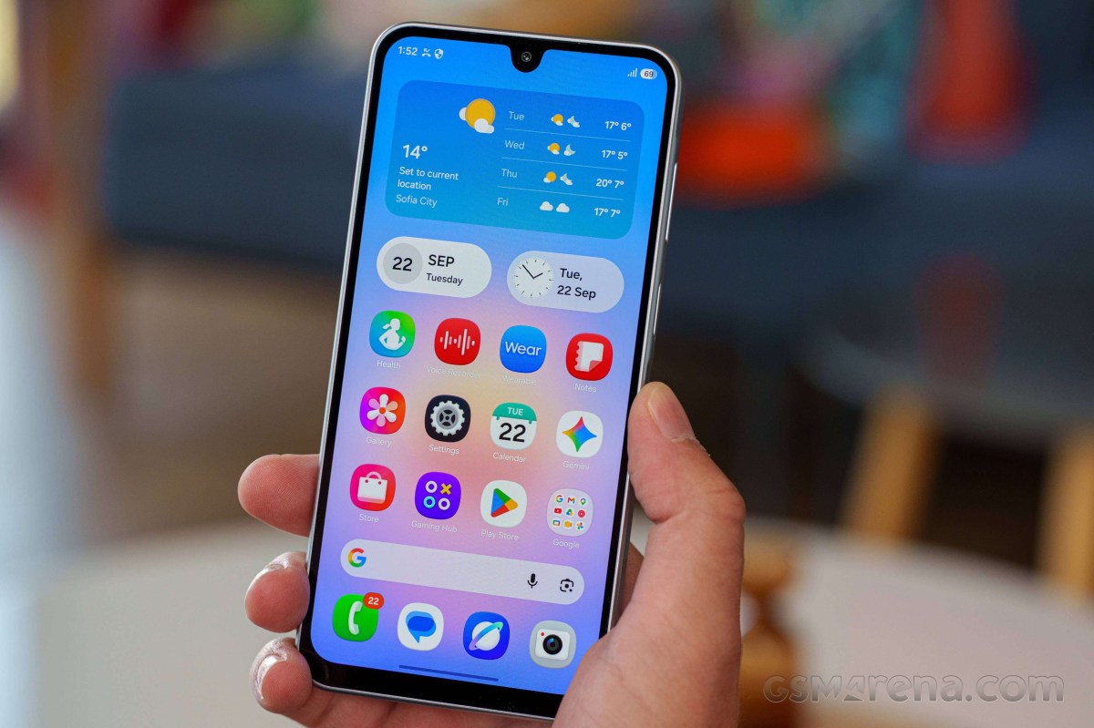 Samsung Galaxy A18 en cours d’examen